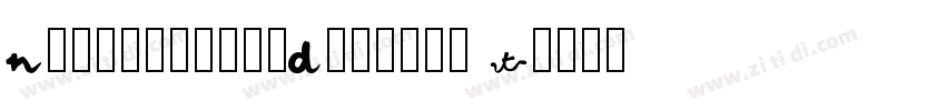 Neutraface2Display T字体转换